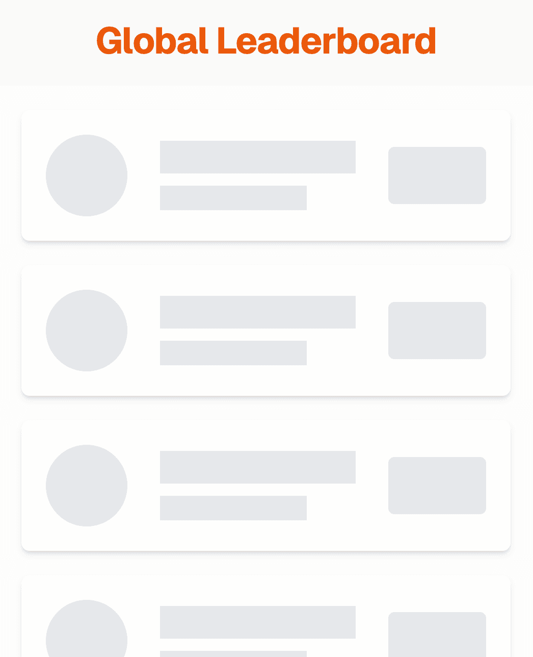 Global leaderboard
